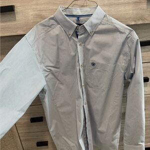 Men's Ariat Blue Striped Shirt